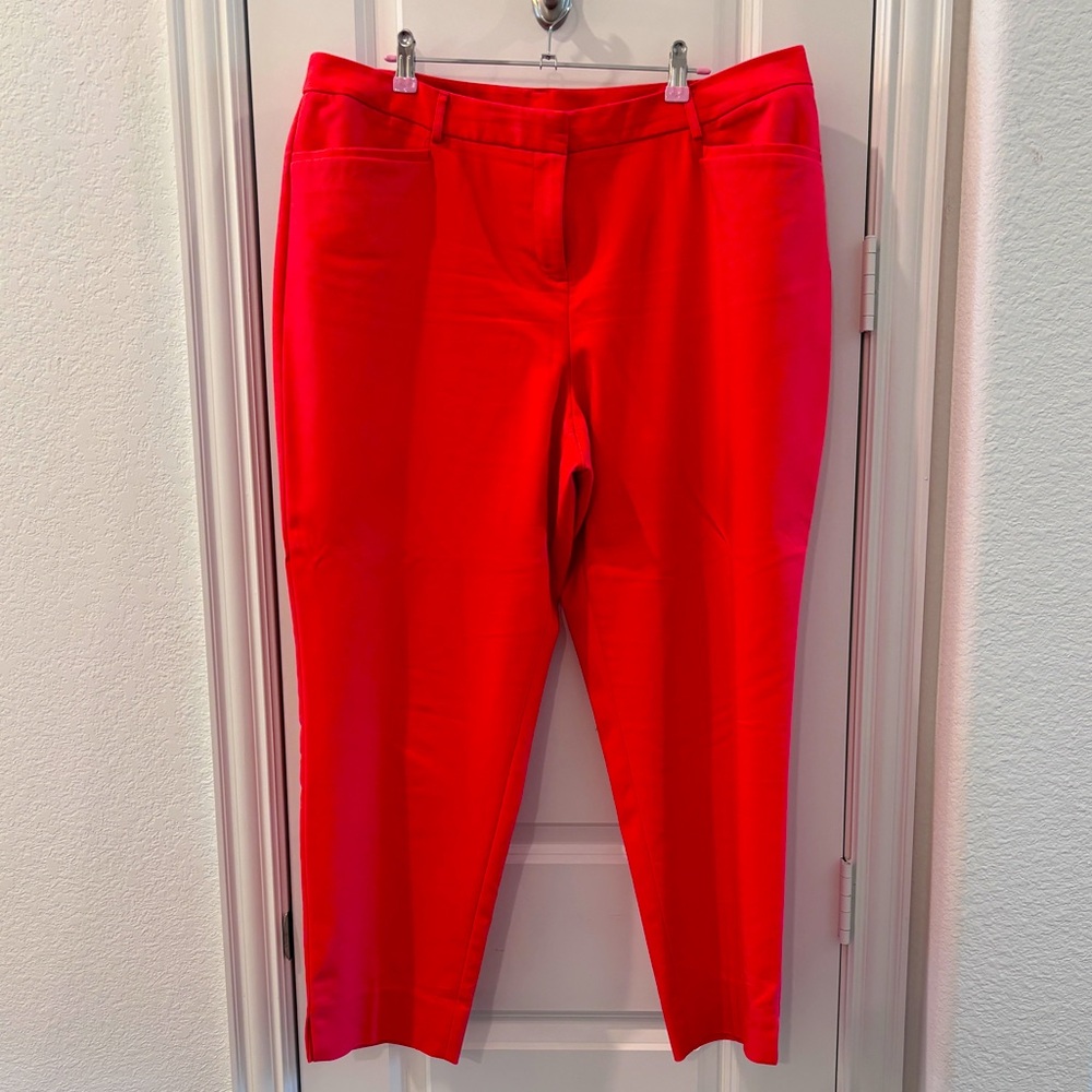 Salmon colored work appropriate pants. Size 18.Lane Bryant